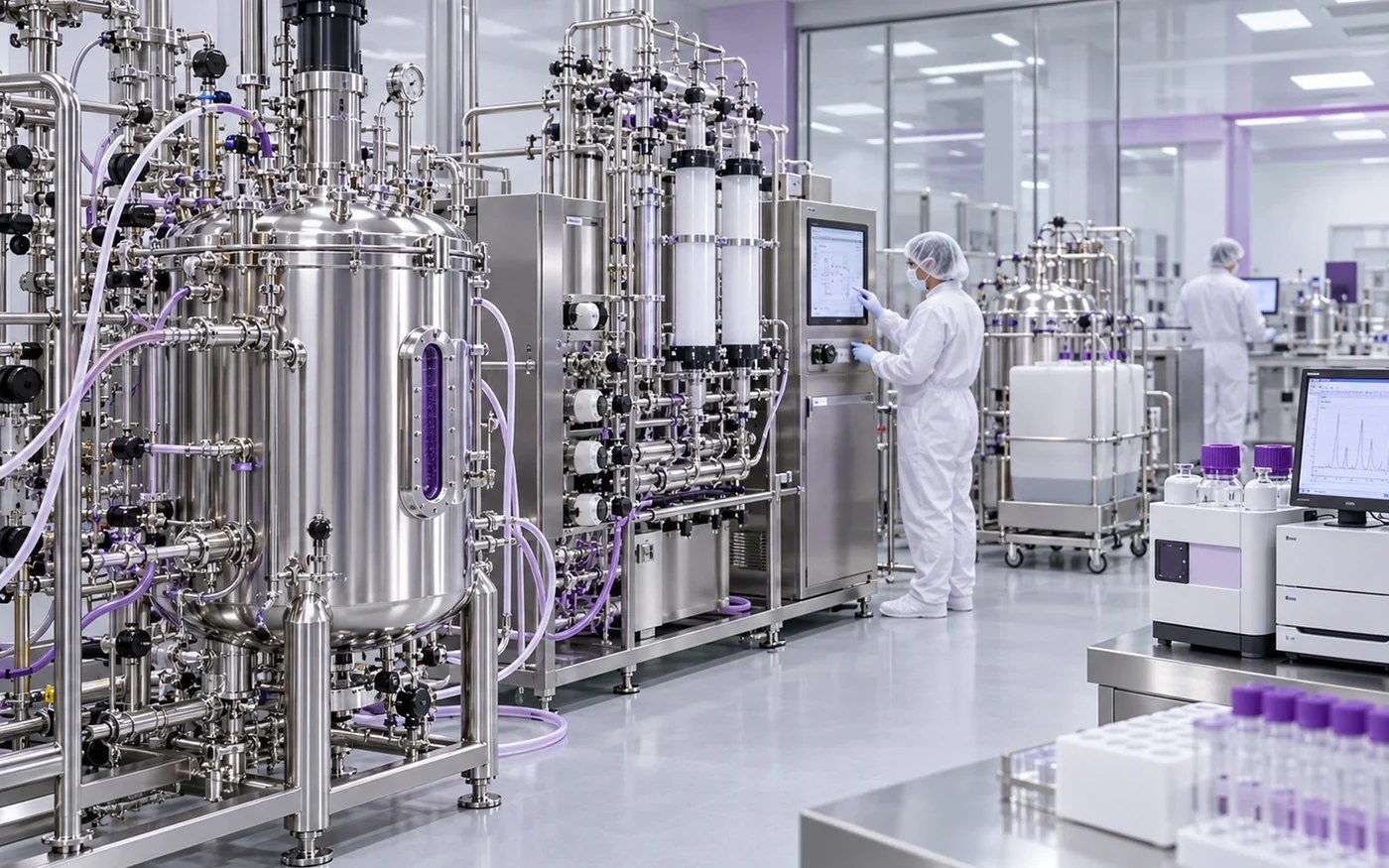 AI-generated representative upstream and downstream manufacturing equipment; not a photograph of the company equipment.