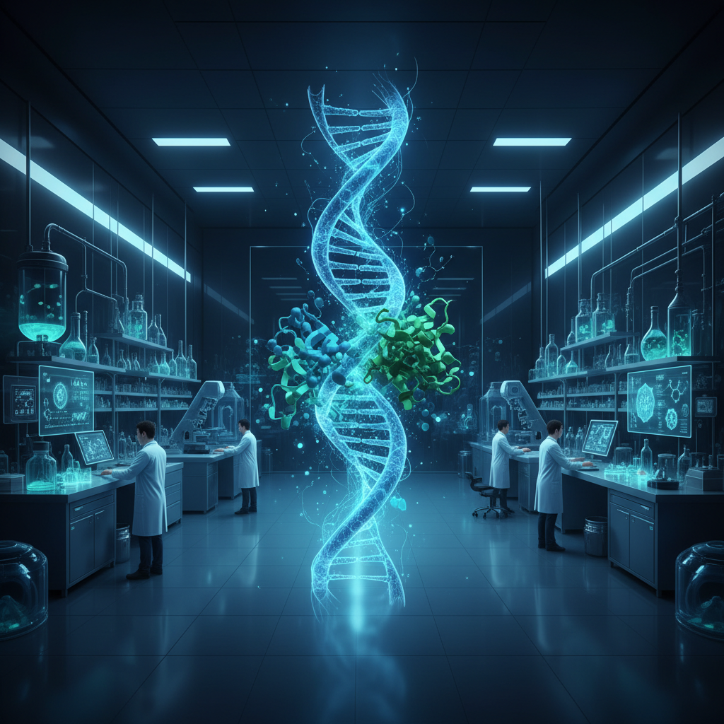 Recombinant DNA and protein expression in a research laboratory