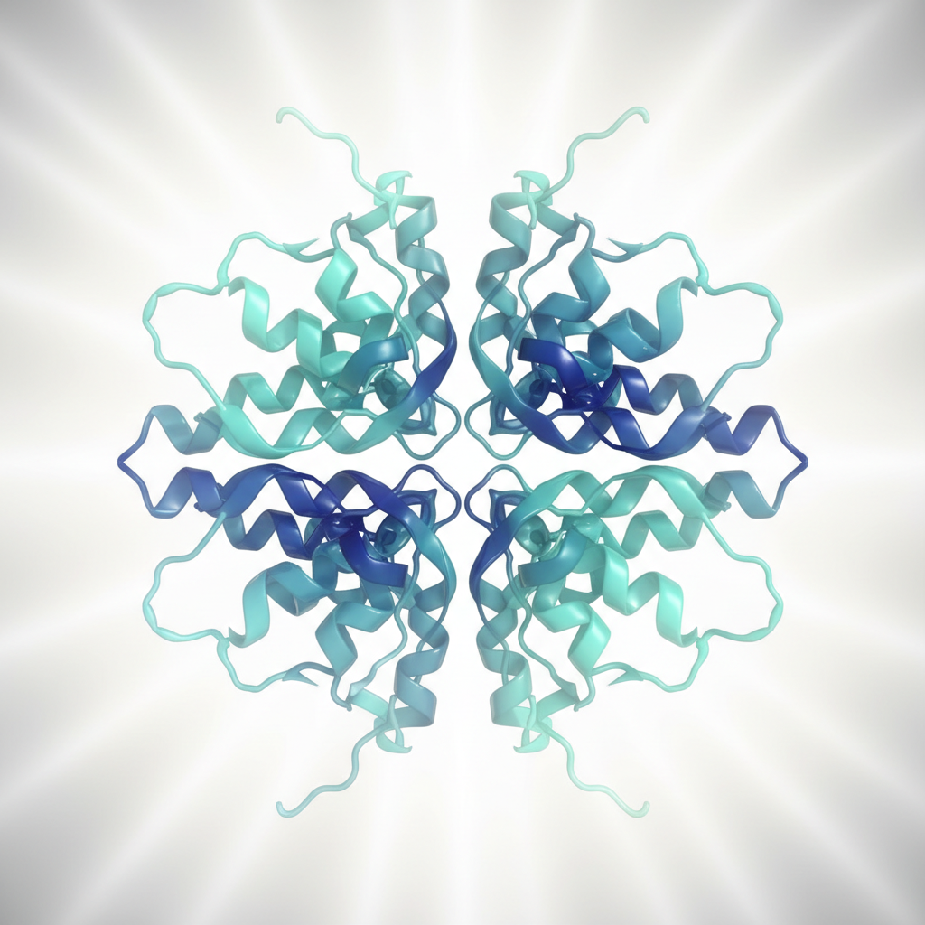 Recombinant protein molecular structure visualization